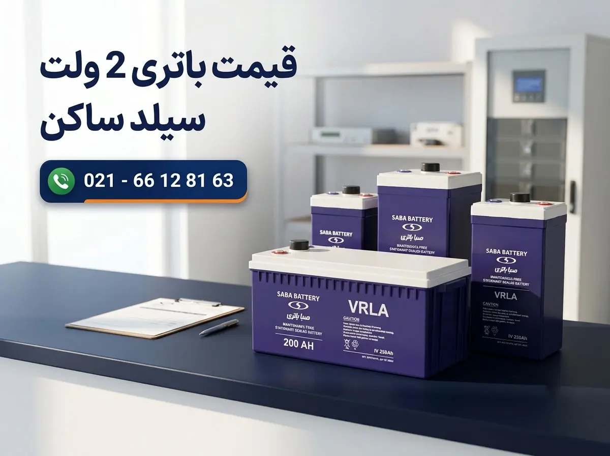 قیمت باتری 2 ولت سیلد